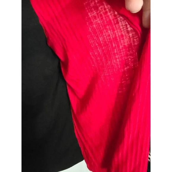 Kim Rodgers Red Black Cardigan M - Picture 7 of 7